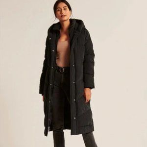 Abercrombie & Fitch Ultra Long Puffer Jacket
